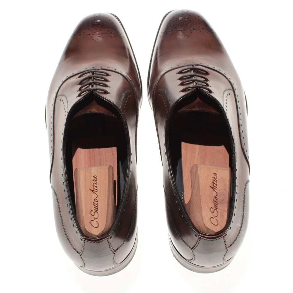 Di Bianco NWB Oxford Dress Shoes Size 42 (US 9) in Brown  display picture 1